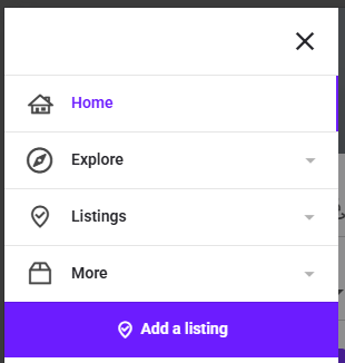 mobile add a listing